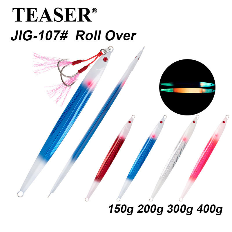 Jigger Double Sided - TEASER J107 150G-400G Hızlı Batan Demir