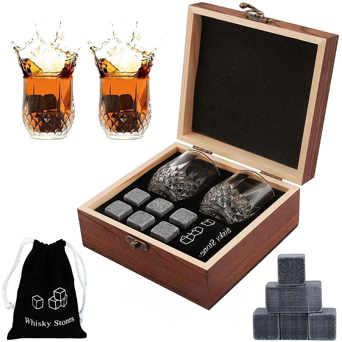 Highball Glass Set - Noel sevgililer günü hediyesi viski taşları