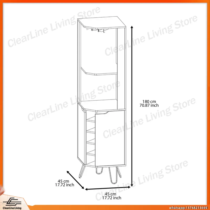 Ev Bar Depolaması için 6 Yerle - Home Bar Shelves incelemesi ve fiyatı