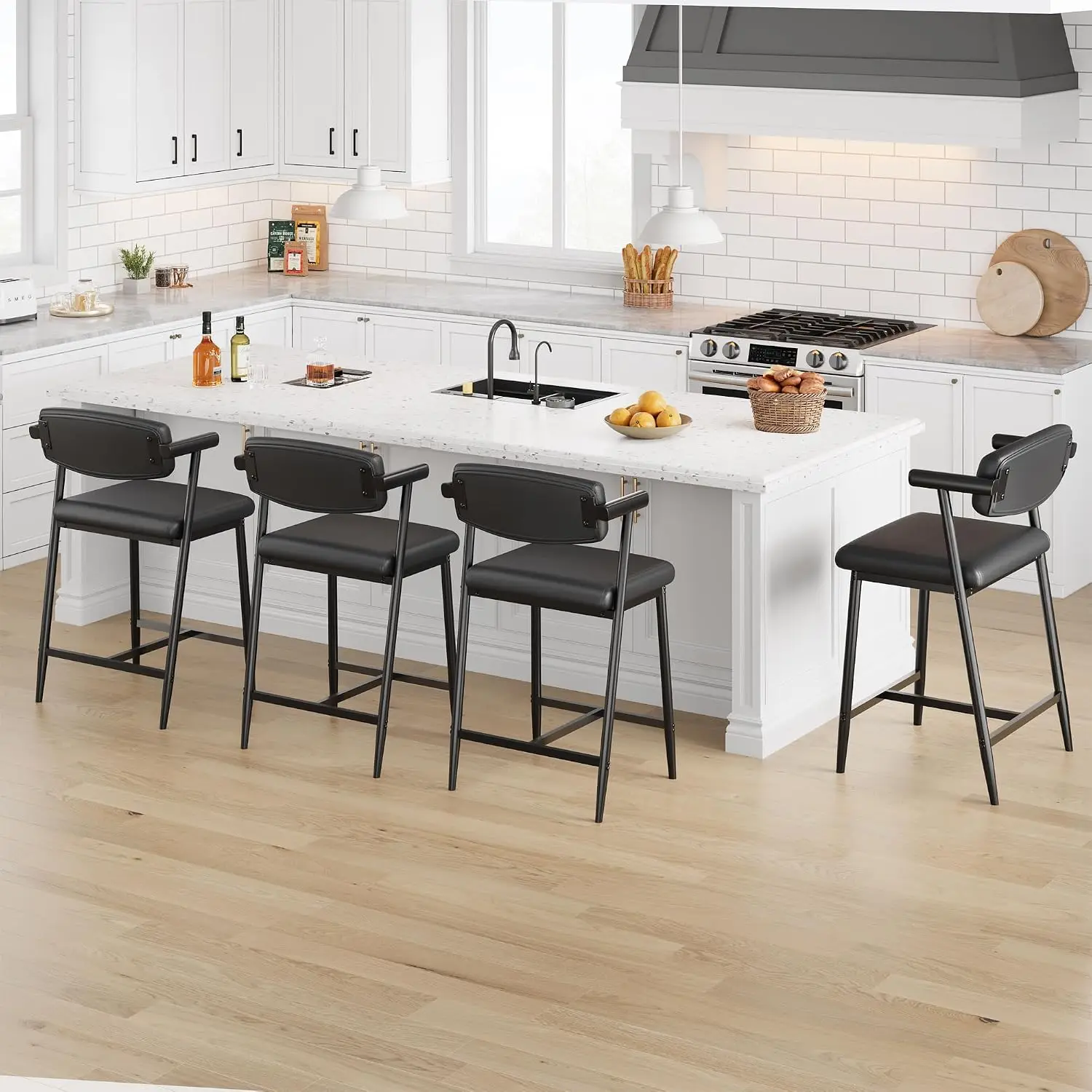 Garvee 4 Adet, 37 İnç Yüksekli - Home Bar Stools incelemesi ve fiyatı