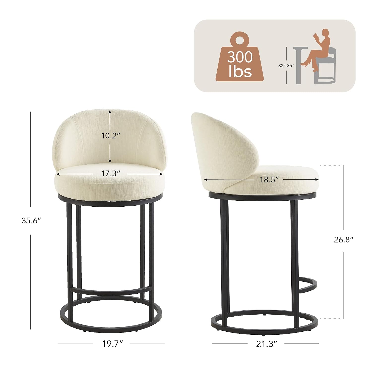 Döşemeli Döner Bar Tabureleri, - Home Bar Stools incelemesi ve fiyatı