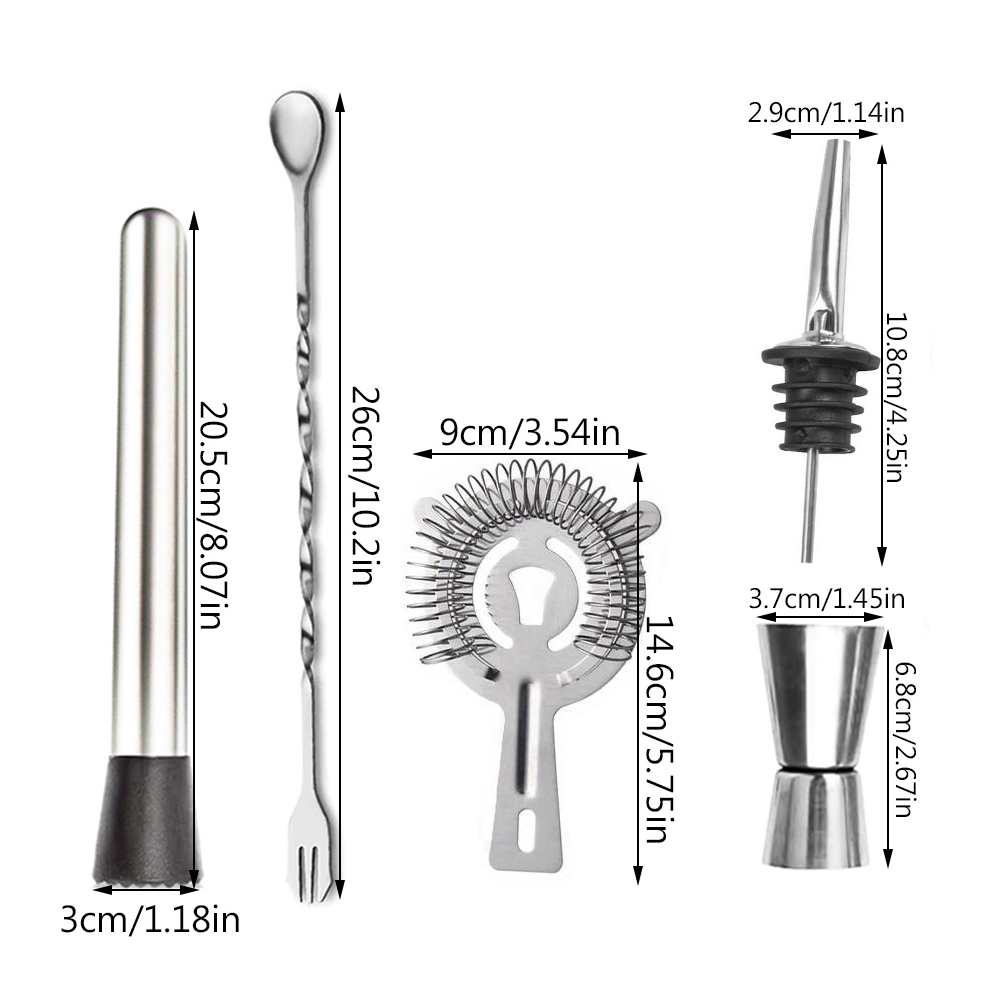 Şık Bar Gereçleri Koleksiyonu, - Home Bar Setup Kit incelemesi ve fiyatı