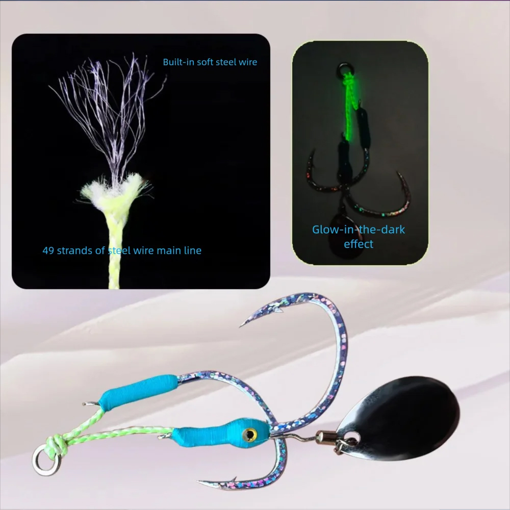 2 Çift/Torba Jigging Yem Yardı - Jigger Double Sided incelemesi ve fiyatı